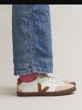 Veja VOLLEY LEATHER WHITE TENT BARK